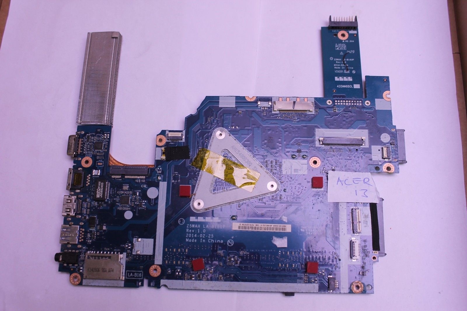 Acer E5-571 Laptop-Motherboard Intel Z5WAH LA-B161P REV.1 (F18)